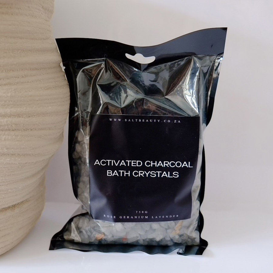 SALT Beauty Activated Charcoal Luxury Scented Bath Crystals